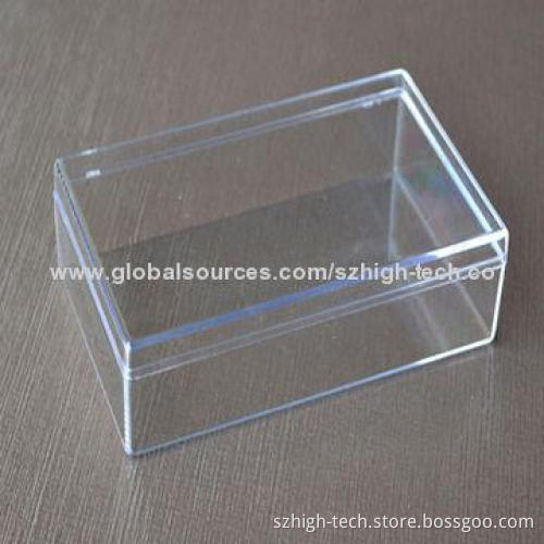 Plastic clear box for packing and holding small parts